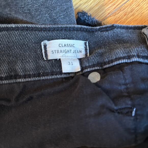 Madewell Women's Cut Off Denim Shorts from Classic Straight Jean Size 31 - Picture 3 of 6